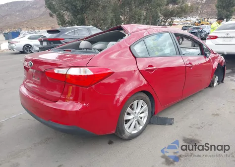 2016 Kia Forte Lx из США, поврежденный, VIN KNAFX4A6XG5442147